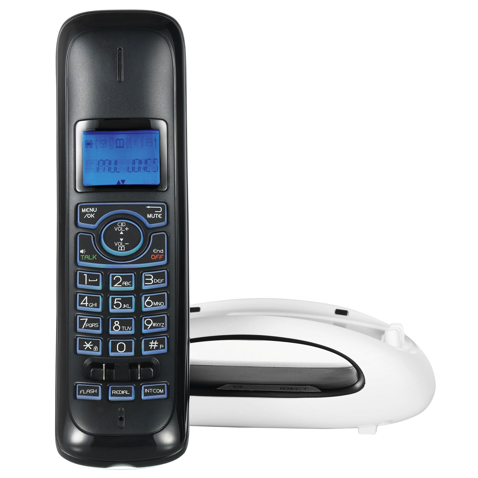 iDECT Solo Cordless Digital DECT Phone (White/Black) D+ eBay